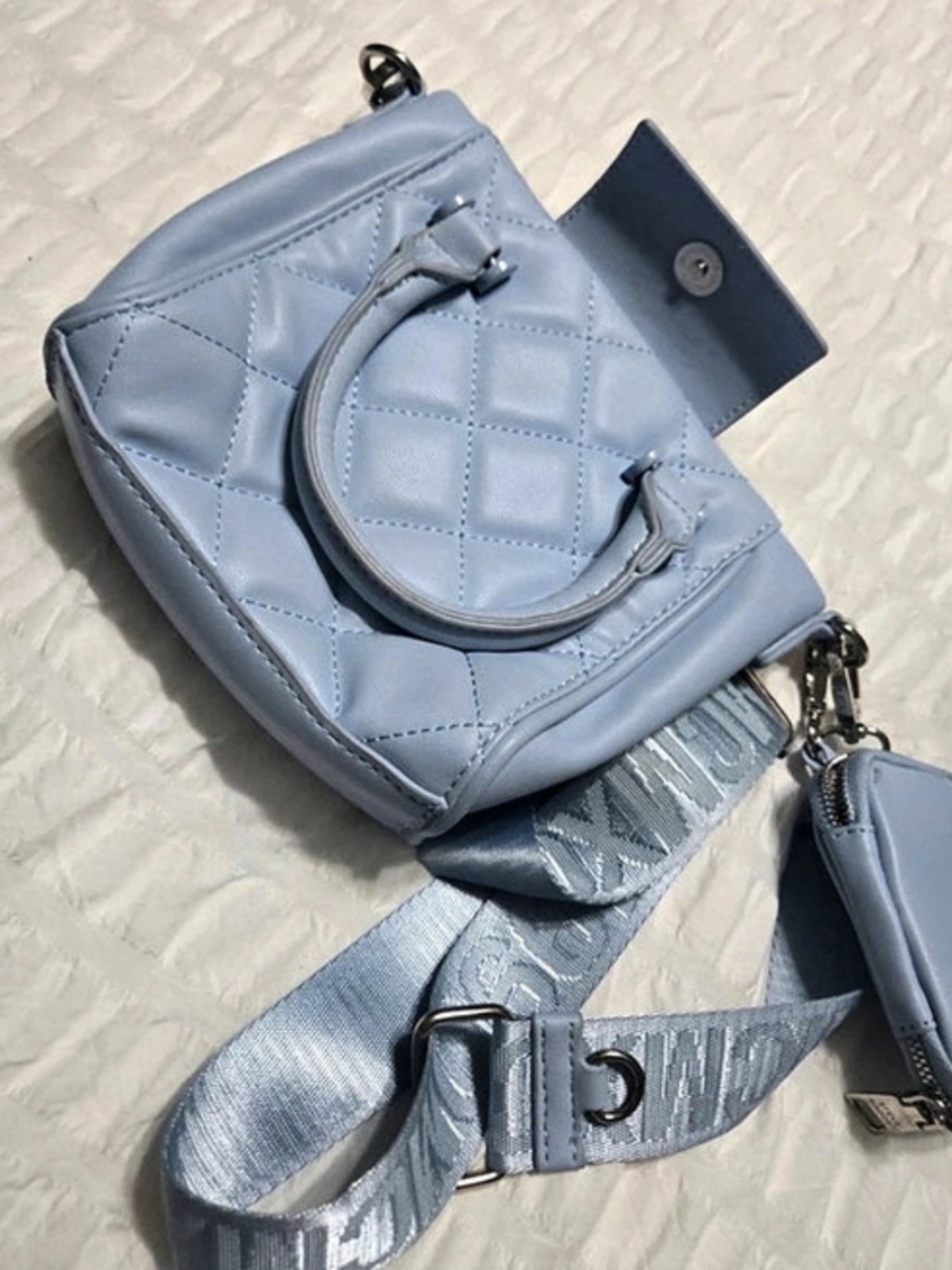Steve Madden Blibby Crossbody Bag Blue - Picture 6 of 11